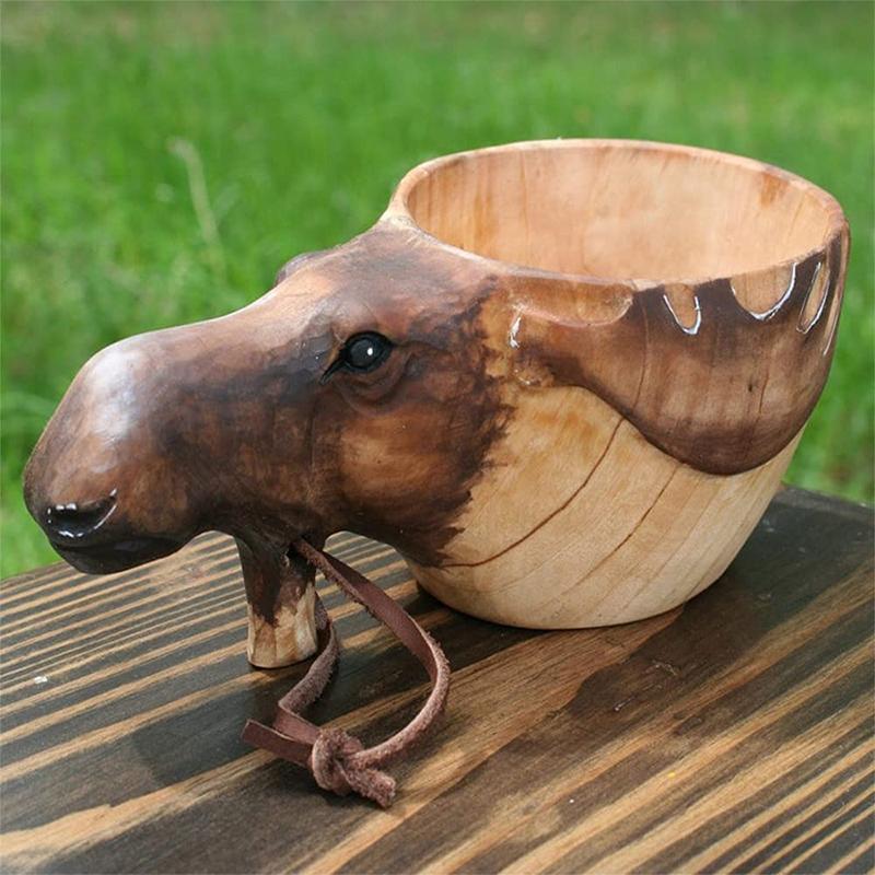 BowLift | Hand-carved wooden cup