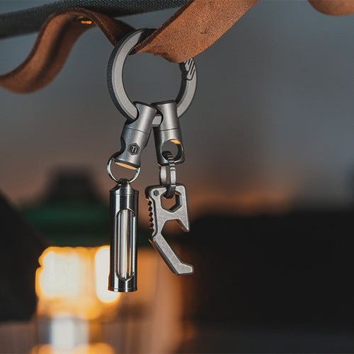 BowLift | Titanium Alloy Universal Rotating Keychain (2 Pack)