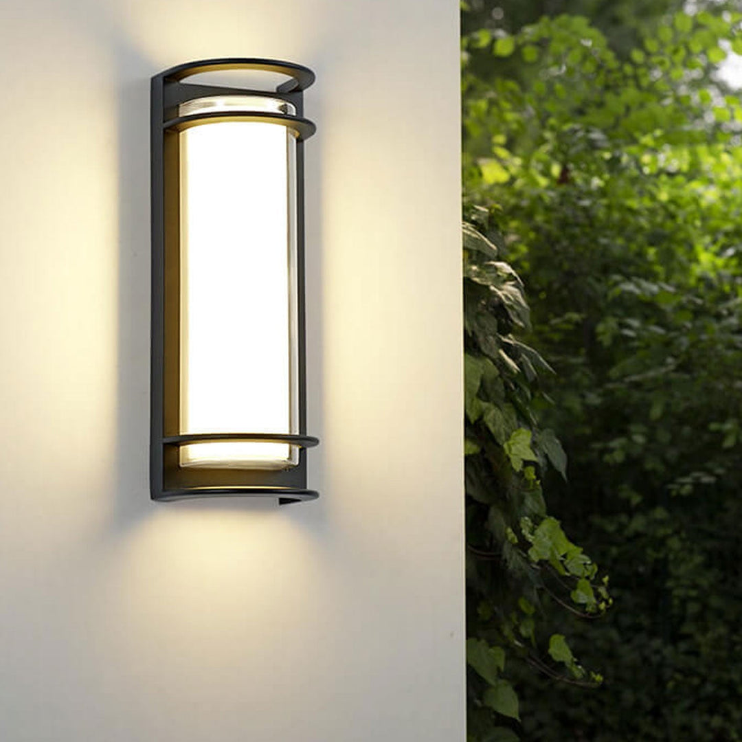 Modern Outdoor Column Waterproof LED Garden Wall Sconce Lamp | Bowlift