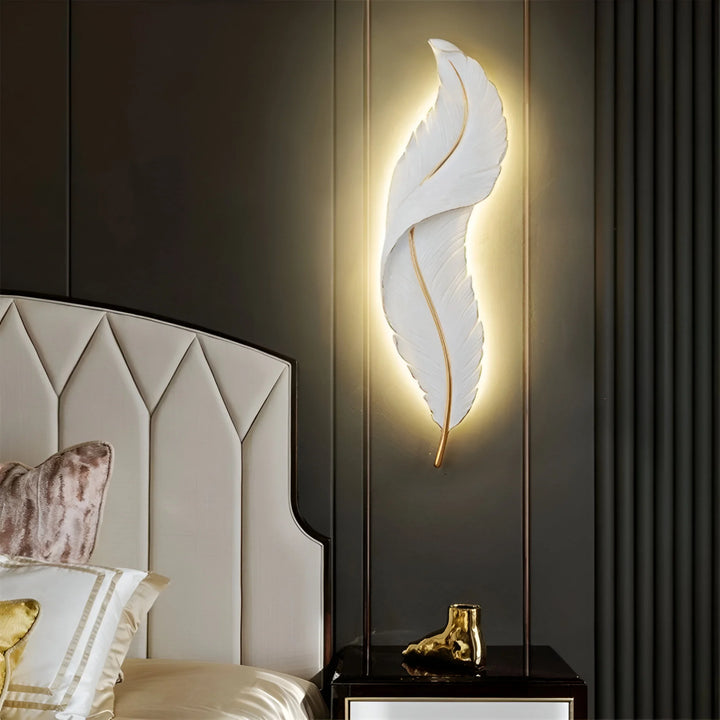 FeatherGlow – Dimmable Nordic LED Wall Light