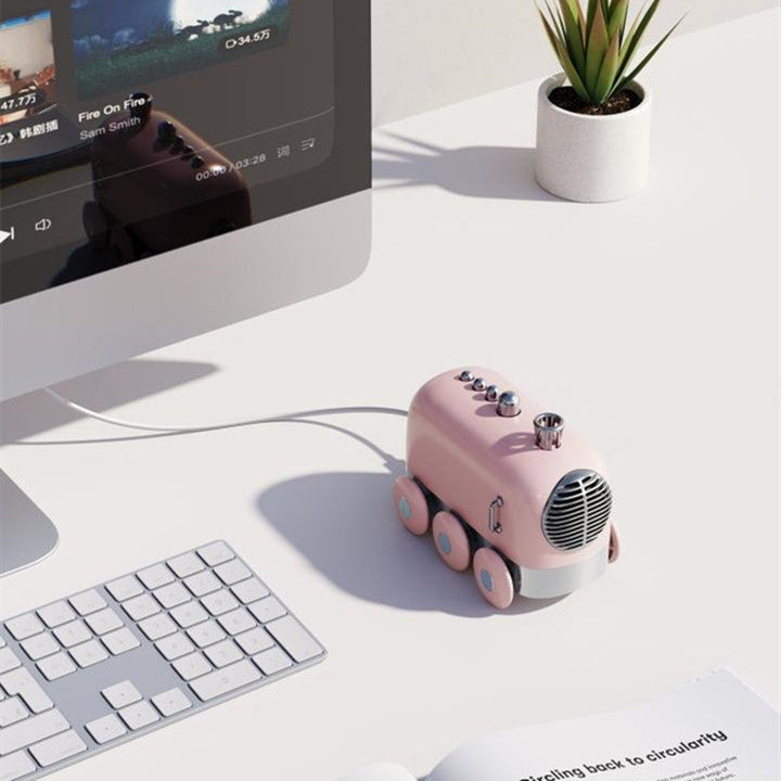 BowLift | Retro Bluetooth Speaker with Wireless High-Quality Sound - Mini Train Design