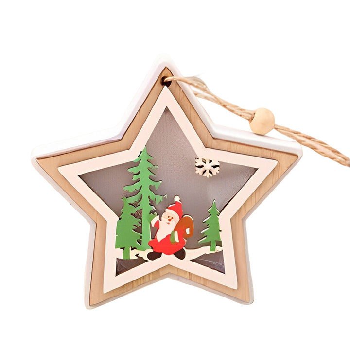 BowLift | FestiveWood - Lightweight wooden Christmas ornaments for tree decoration