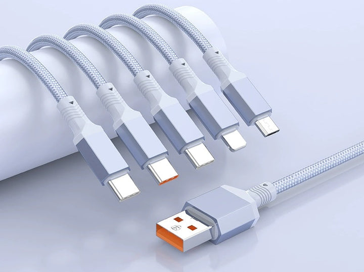 BowLift | 100W Fast-Charge 5-in-1 Data Cable- Power Up