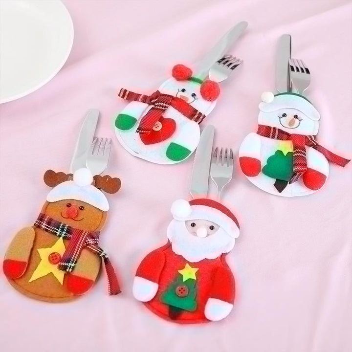 BowLift | Christmas Tableware Holders Set (12 PCs)