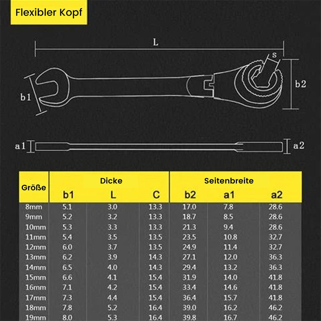 Ratcheting wrench | Bowlift