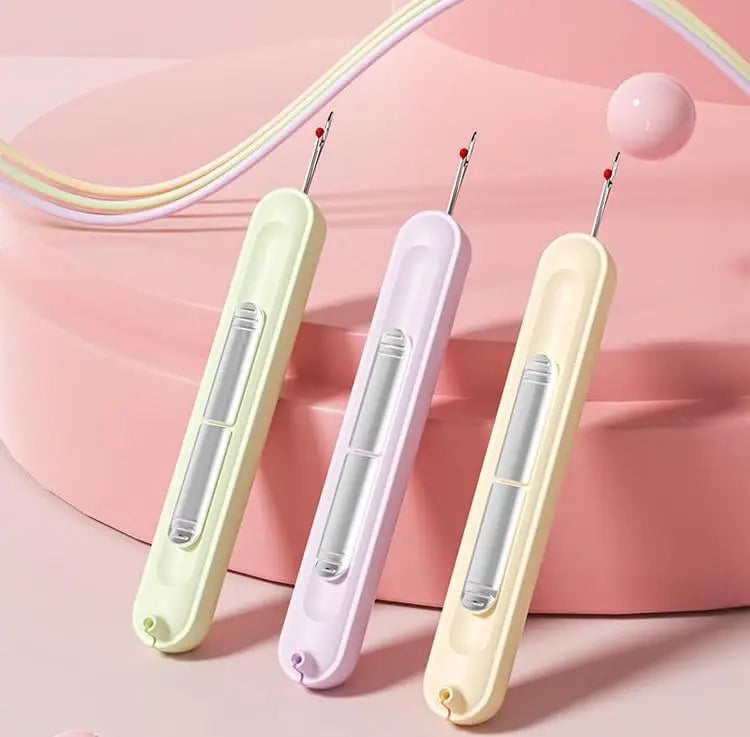 BowLift | 2-in-1 Needle Threader and Seam Ripper – Compact and Practical