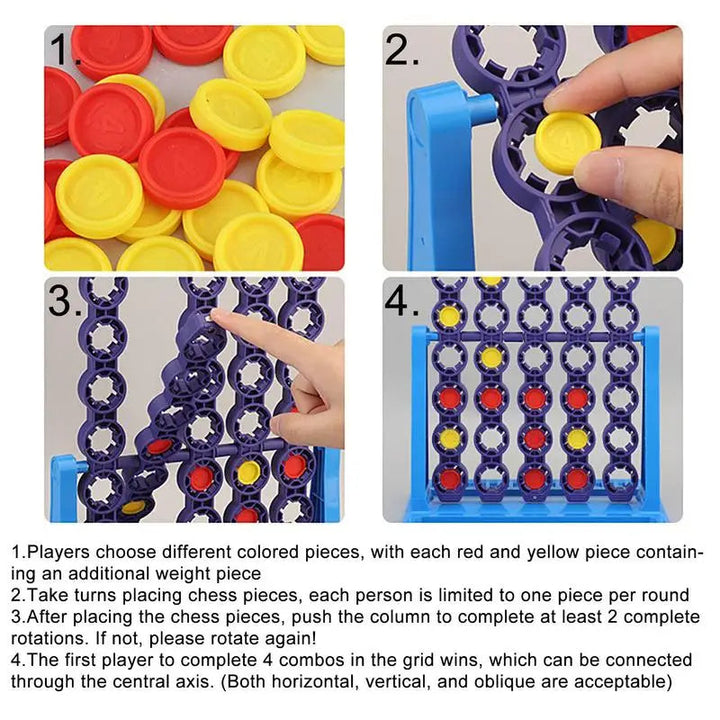 BowLift | Rotatable Tactic Game - Four in a Row
