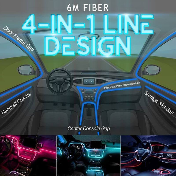BowLift | 4-in-1 Line Automotive LED Ambient Light
