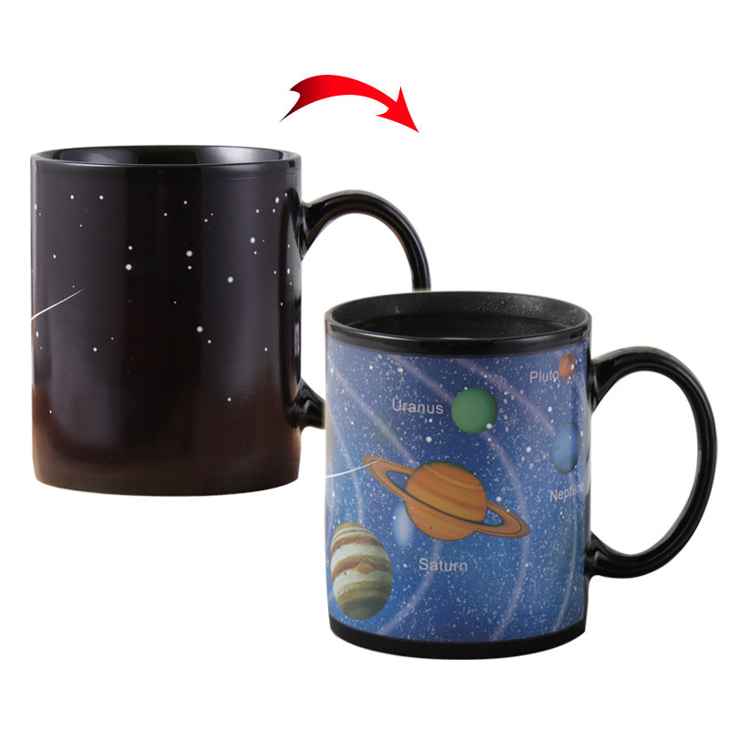 Heat-sensitive temperature-change Starry Mug | Bowlift