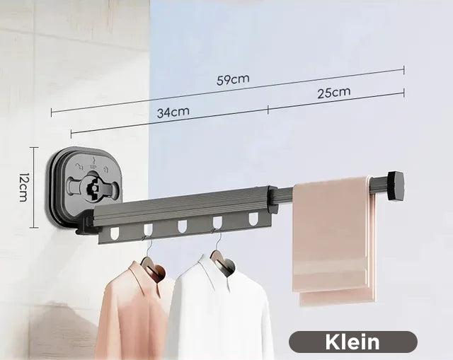 Retractable clothesline with suction cup Bowlift