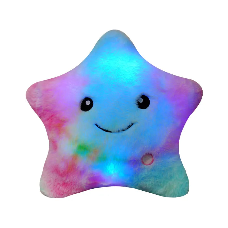 BowLift | Bright LED Star Cuddly Pillow for Kids