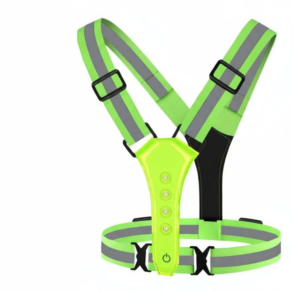 LED Safety Vest Pro – Reflective 360 Visible Vest | Bowlift