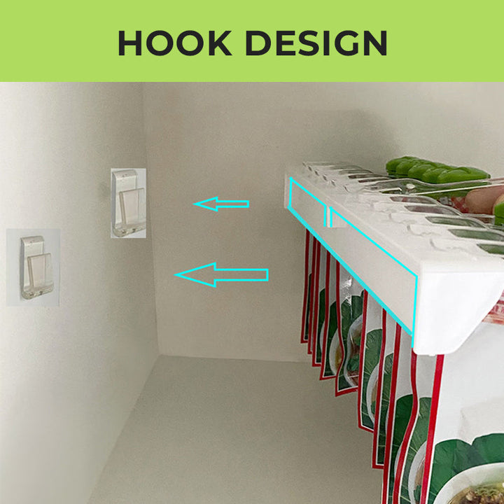 Wall Mounted Spice Bag Rack | Bowlift