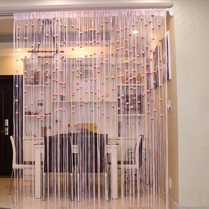 BowLift | Rose Thread Door Curtain