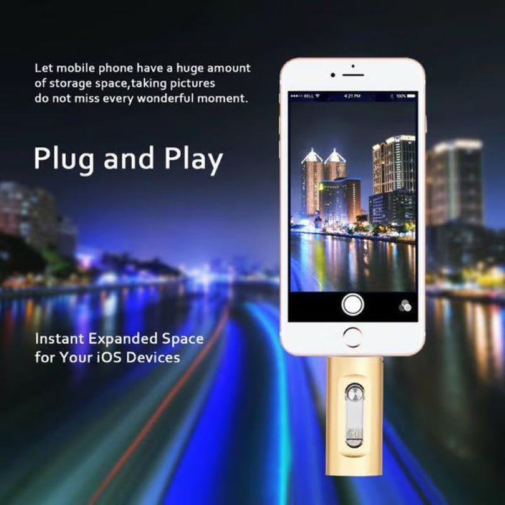 BowLift | 3 in 1 large capacity USB flash drive for mobile phone and computer