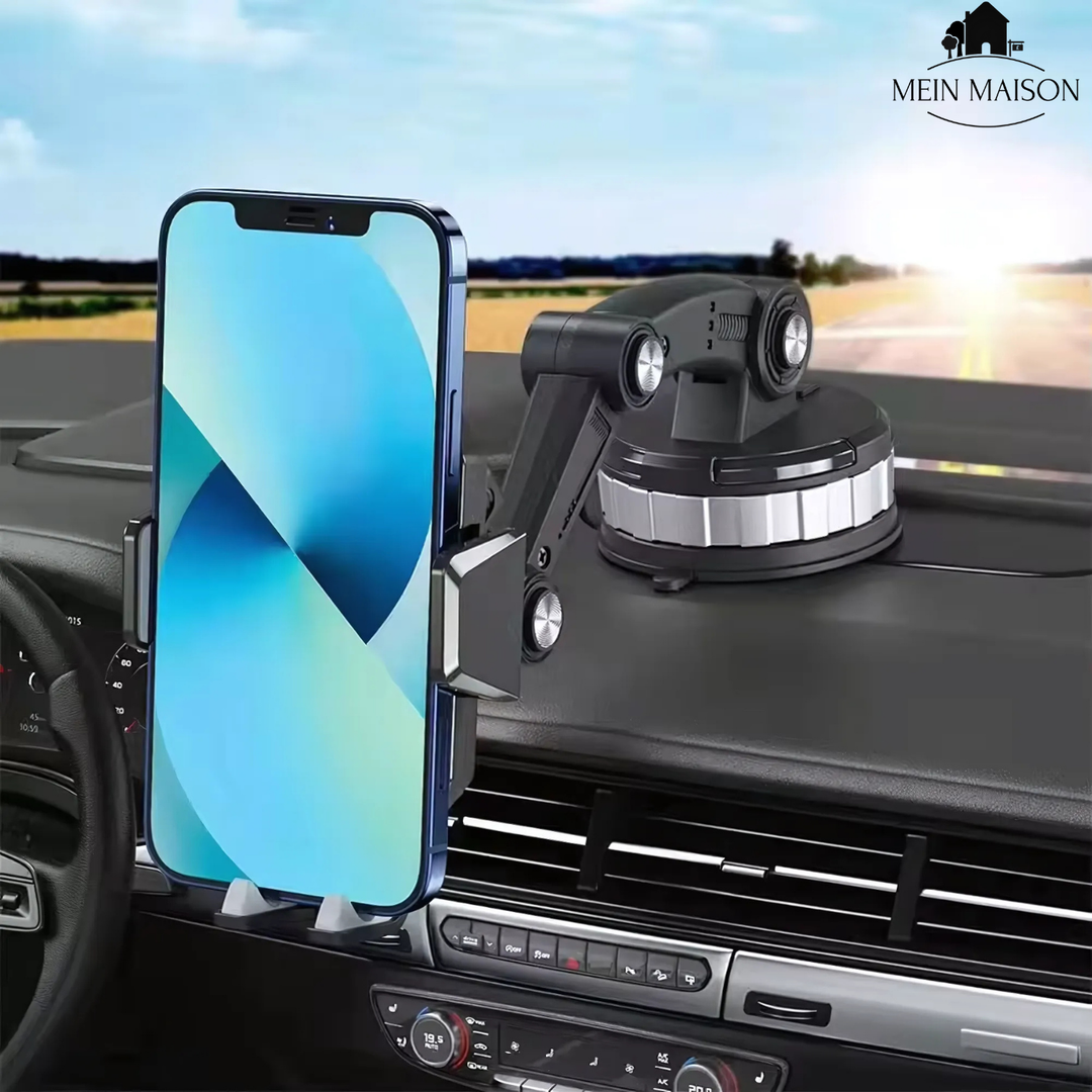 BowLift | Auto GripTech Handy Holder with Strong Suction Cup and 360° Rotation