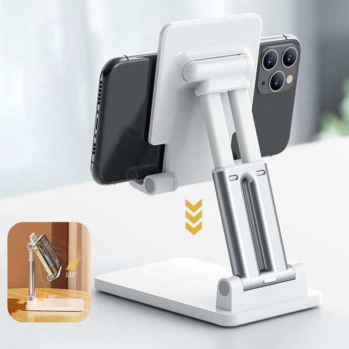 BowLift | Foldable or white pole phone desk holder