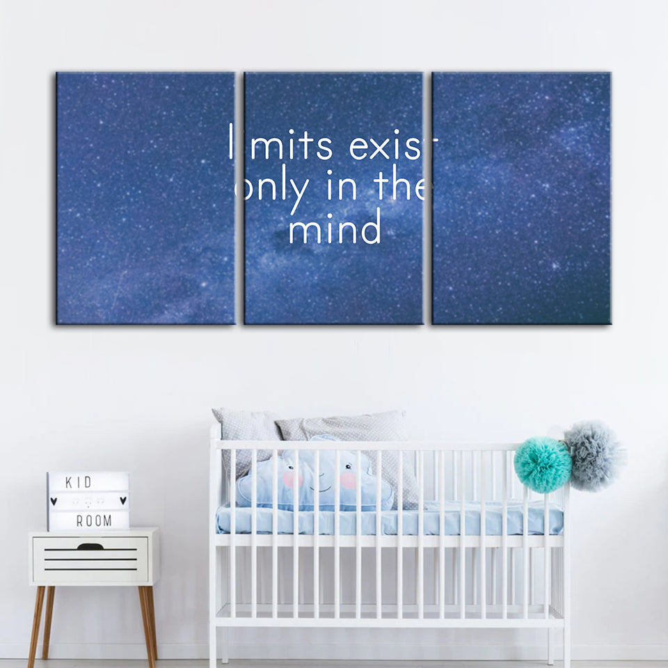 Only In The Mind 3 Piece - Canvas Wall Art Painting | Bowlift