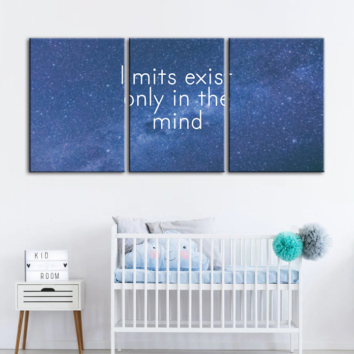 Only In The Mind 3 Piece - Canvas Wall Art Painting | Bowlift