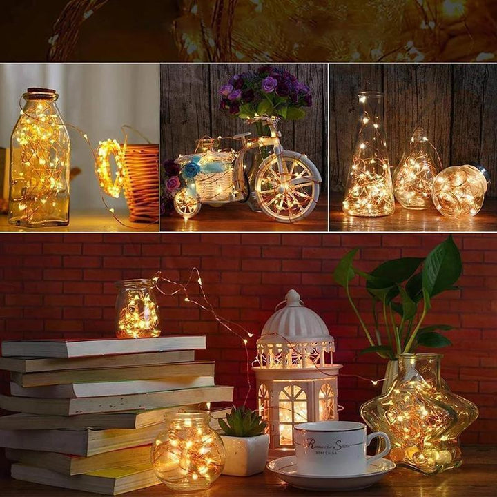 BowLift | LED Wine Bottle Lights Cork Night Light DIY Decor Lift - 5/10PCS