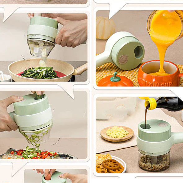 BowLift | 4 In 1 Handheld Electric Vegetable Cutter Set