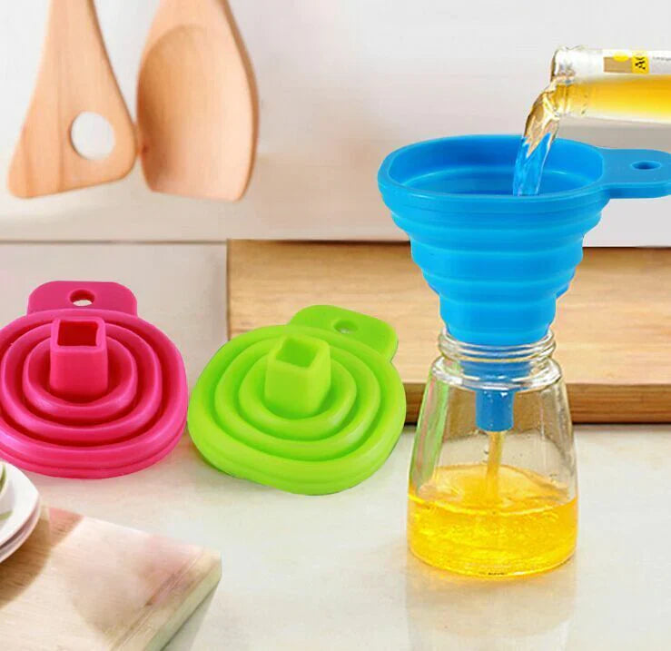 Collapsible Silicone Funnel Bowlift