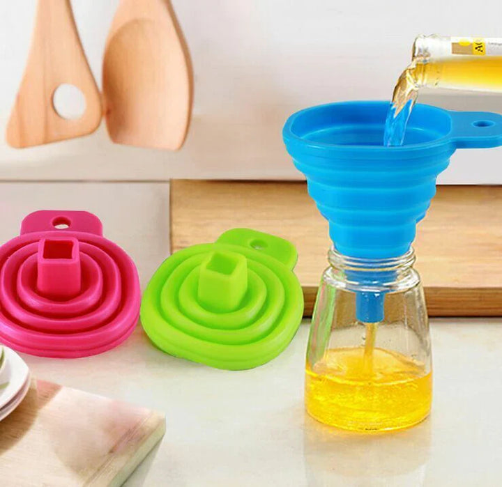 Collapsible Silicone Funnel Bowlift