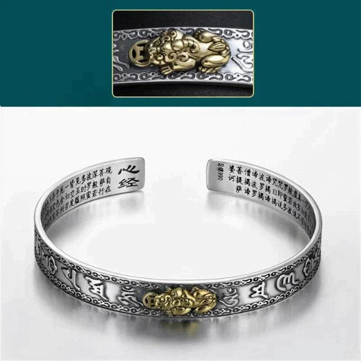 Seductive Silver Pixiu Bracelet for Wealth | Discover the Magic of Chinese Mythology Bowlift