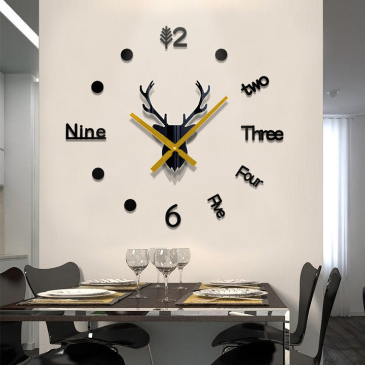 3D Creative Acrylic Hanging Clock | Bowlift
