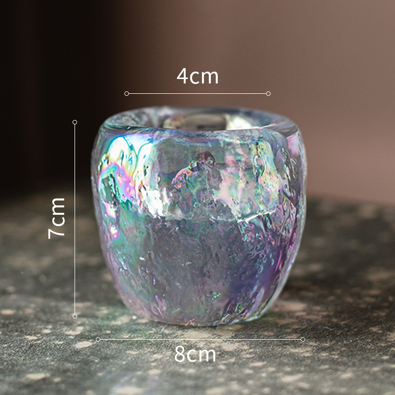 BowLift | Glass Tealight Holder – Decorative Candle Holder made of Clear Glass for Cozy Lighting