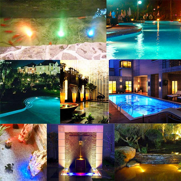 BowLift | Underwater LED light with remote control – RGB multicolor pool lighting for bathrooms and ponds