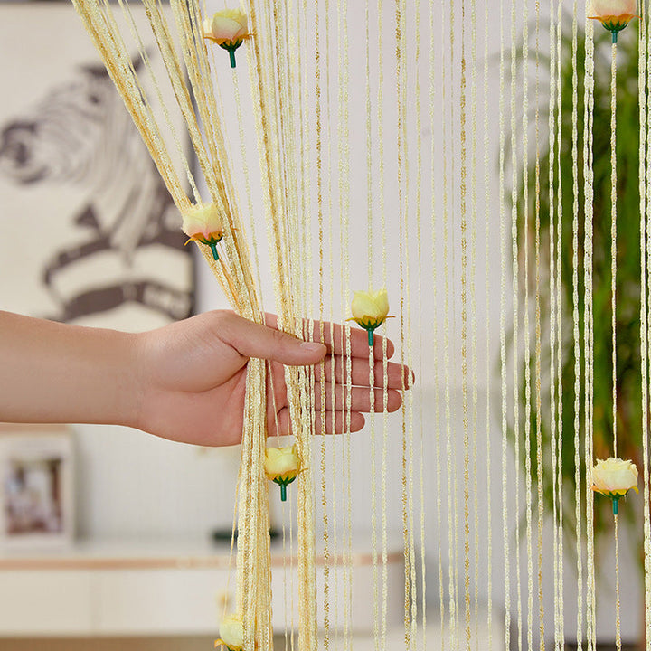 BowLift | Rose Thread Door Curtain