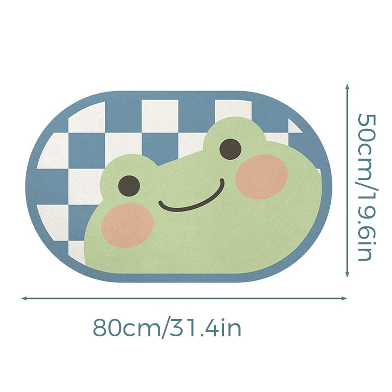 Cute Cartoon Bathroom Super Absorbent Quick Dry Mat | Bowlift