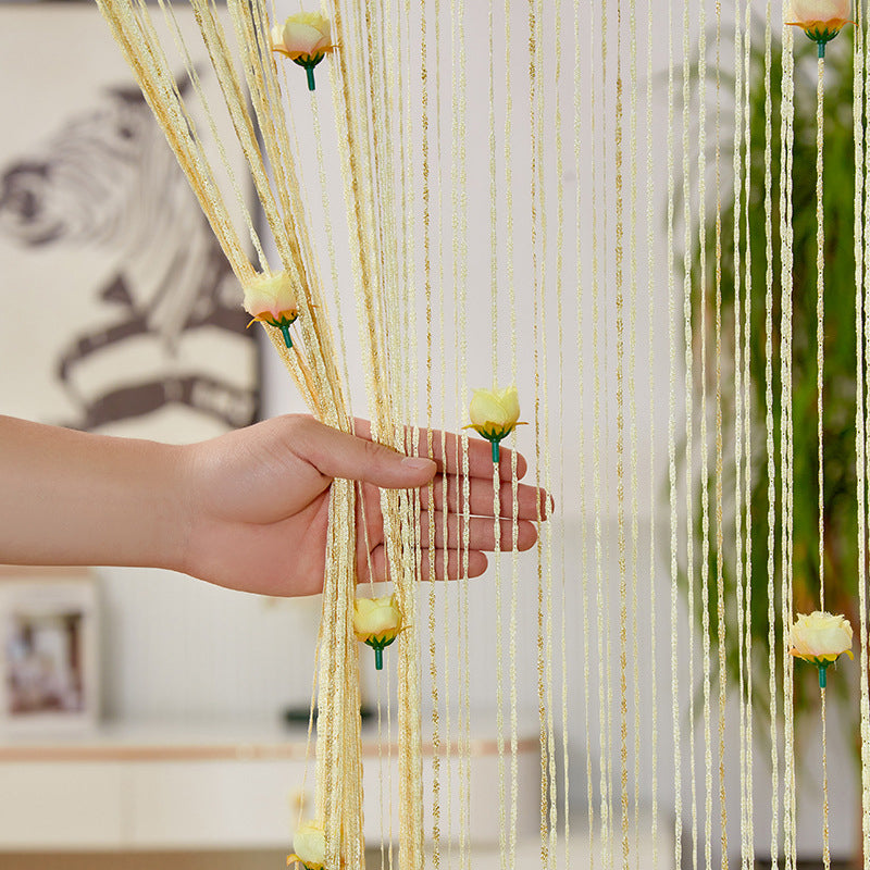 BowLift | Rose Thread Door Curtain