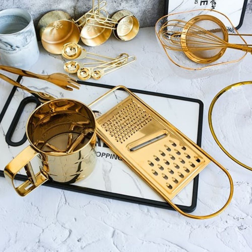 BowLift | Golden Stainless Steel Grater