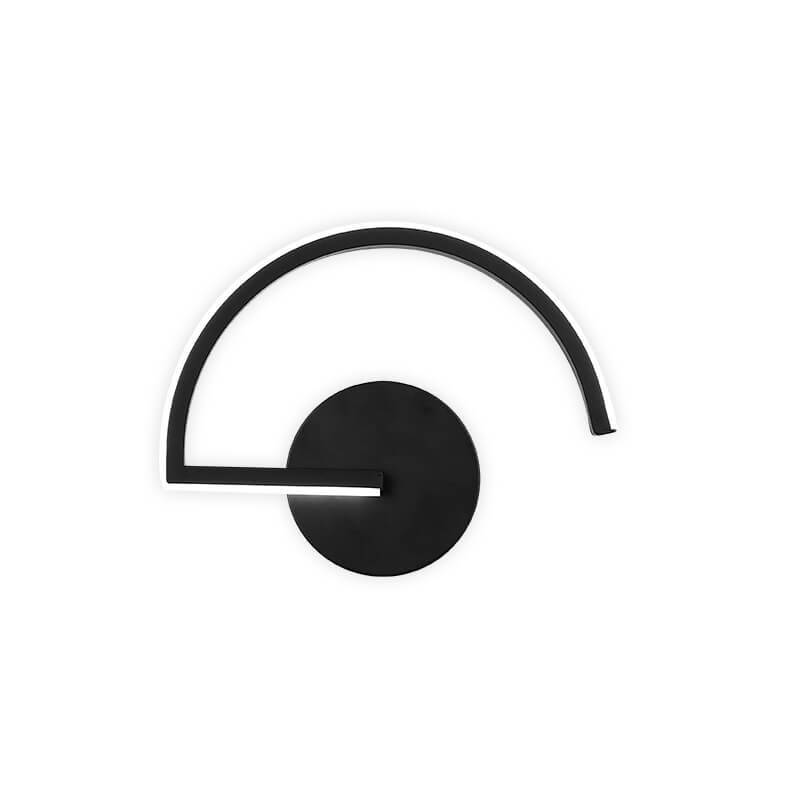 BowLift | Curved Wall Lamp in Aluminum in Modern Style