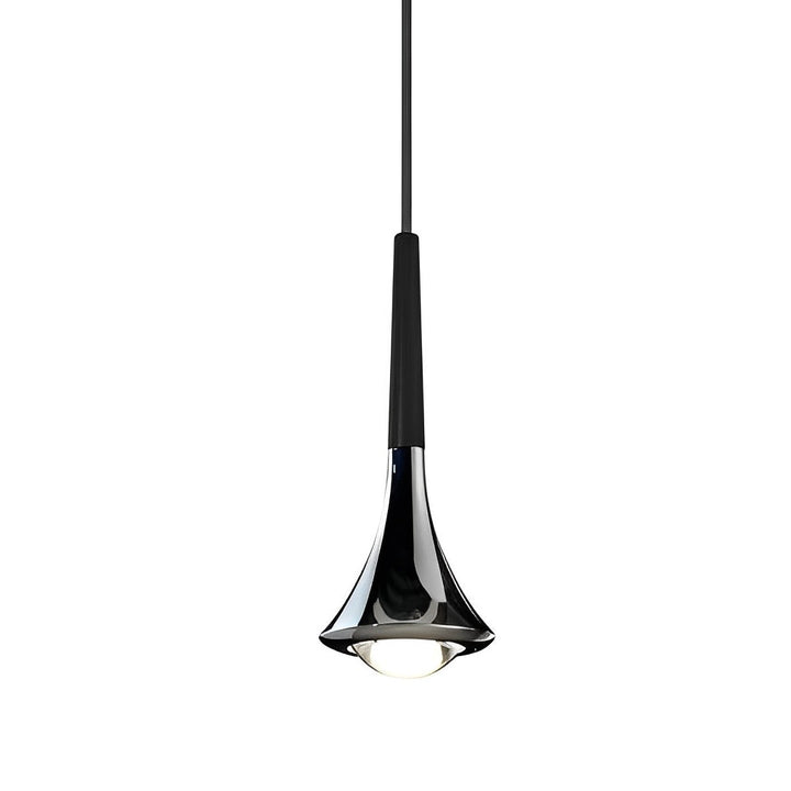 Modern LED Pendant Light in Water Drop Shape – AdjustaBowlifte Metal Chandelier for Living Room, Bedroom, and Dining Room | Bowlift