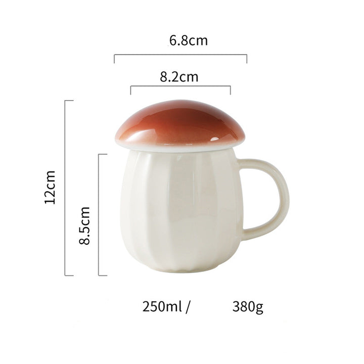 BowLift | Creative Ceramic Mushroom Mug