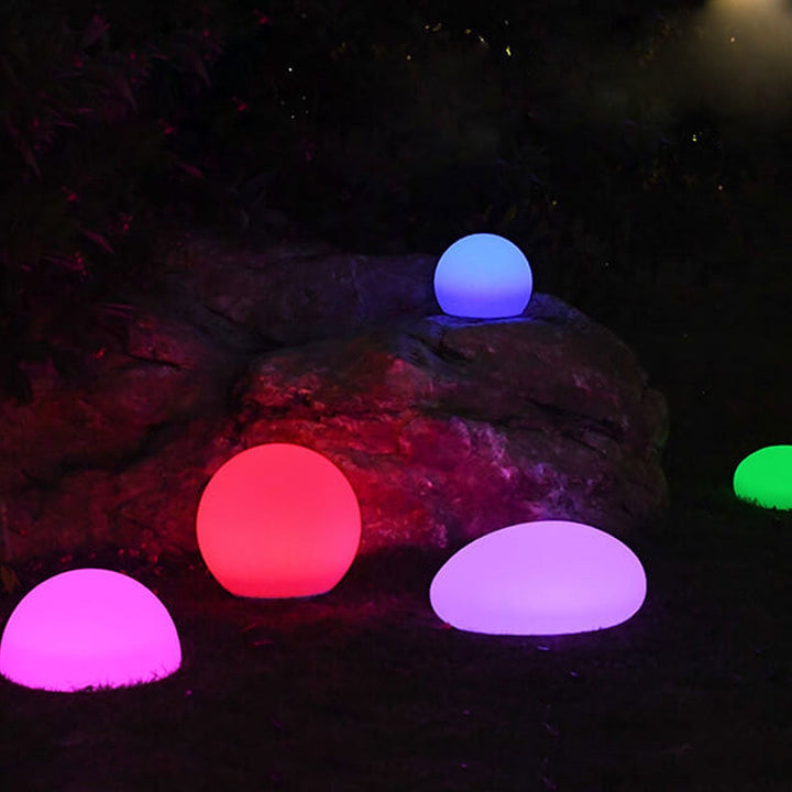 Solar Waterproof PE Spherical LED Outdoor Decorative Lawn Light | Bowlift