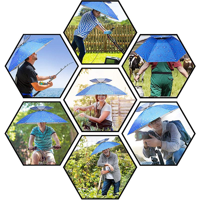 BowLift | Rain umbrella hat for fishing and gardening
