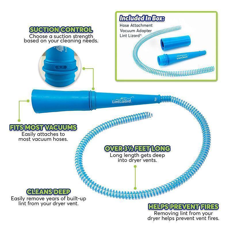 BowLift | Dryer Vent Vacuum Hose Head Clean Dust Lint