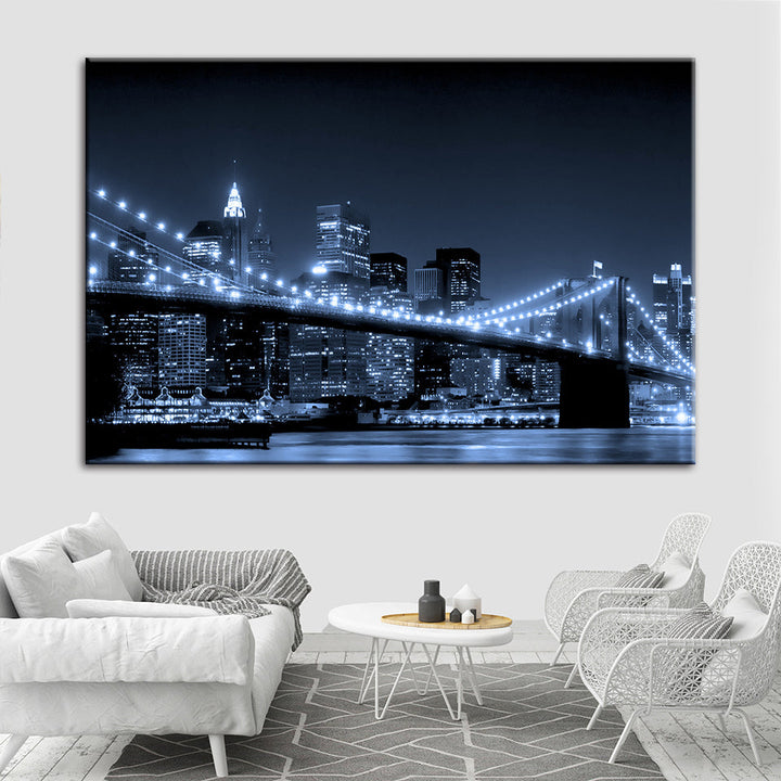 Brooklyn Bridge - Canvas Wall Art Painting | Bowlift