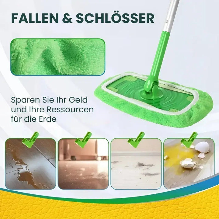 BowLift | 2+2 | Reusable Mops for Swiffer Sweeper