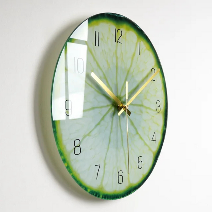 BowLift | Large Glass Wall Clock with Elegant Design Luxorix