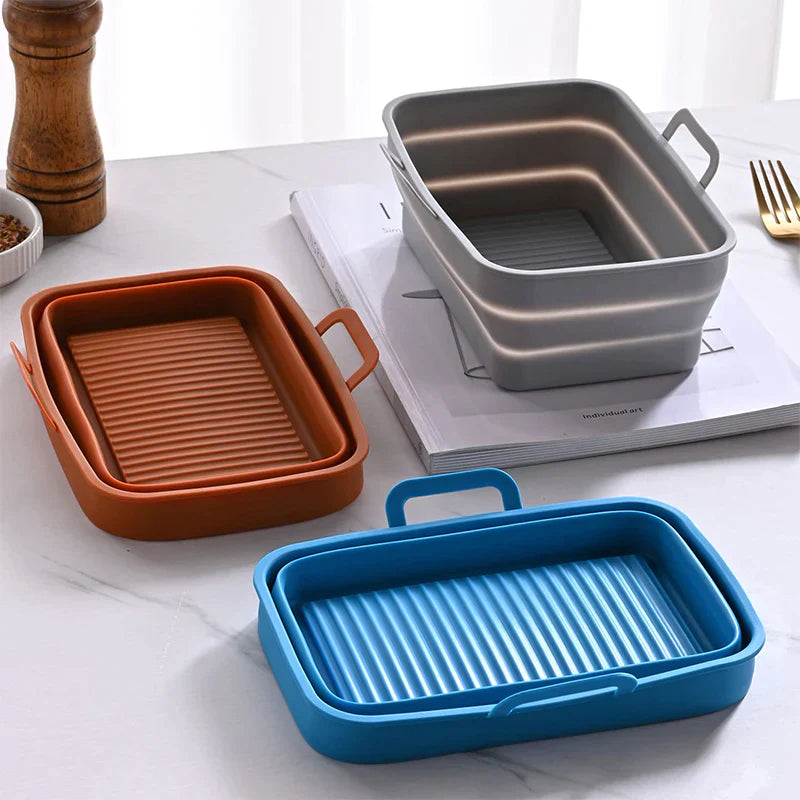 Foldable Air Fryer Silicone Baking Tray | Bowlift