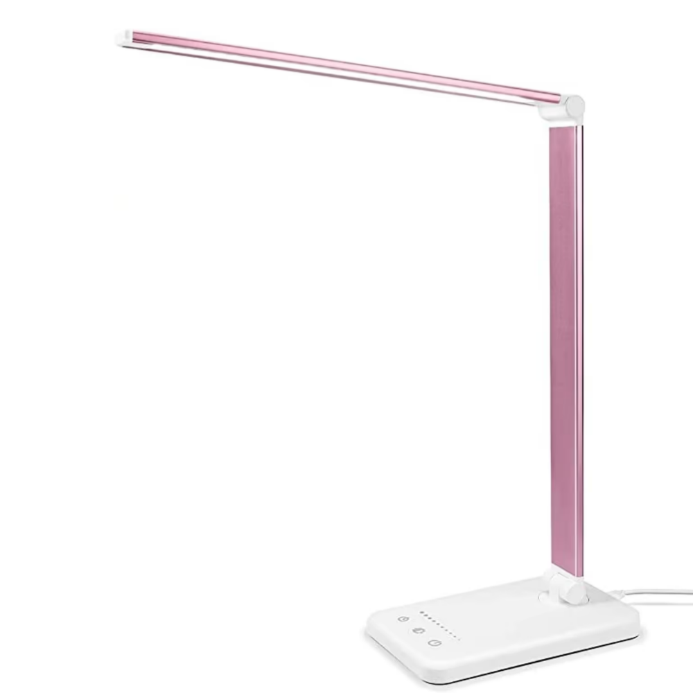 BowLift | LED Desk Lamp - Table Lamp with USB Charging Port, 5 Light Settings and Brightness Levels
