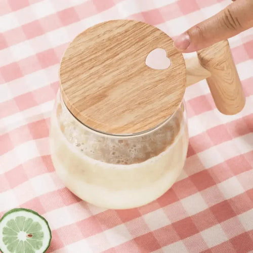 BowLift | Intelligent Mug – Self-Stirring Cup with Wood Design