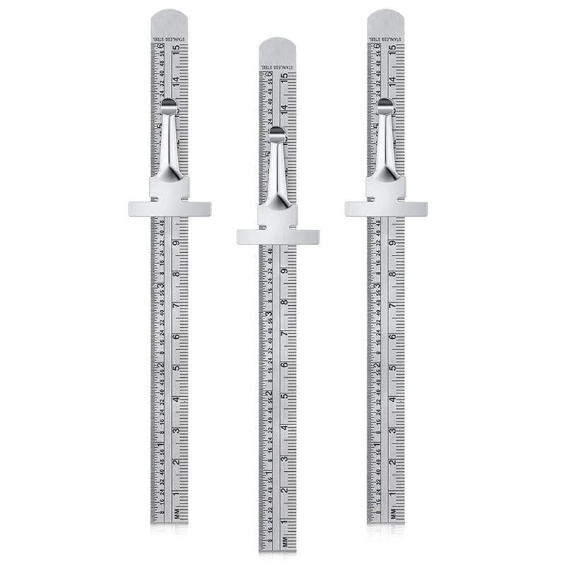 BowLift | Stainless Steel Ruler with Removable Clip