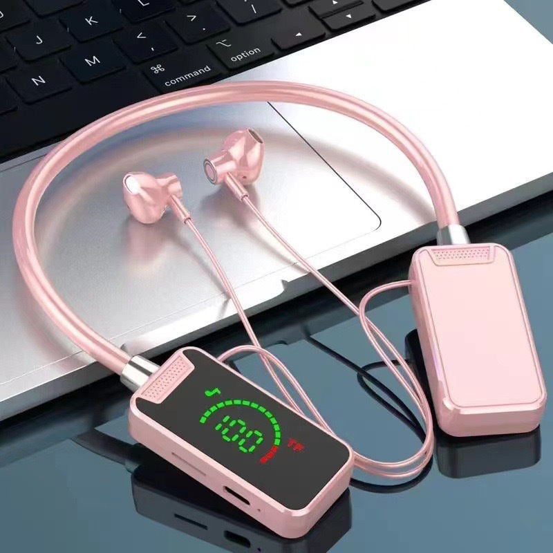 BowLift | Neckband Digital Display Bluetooth Headset
