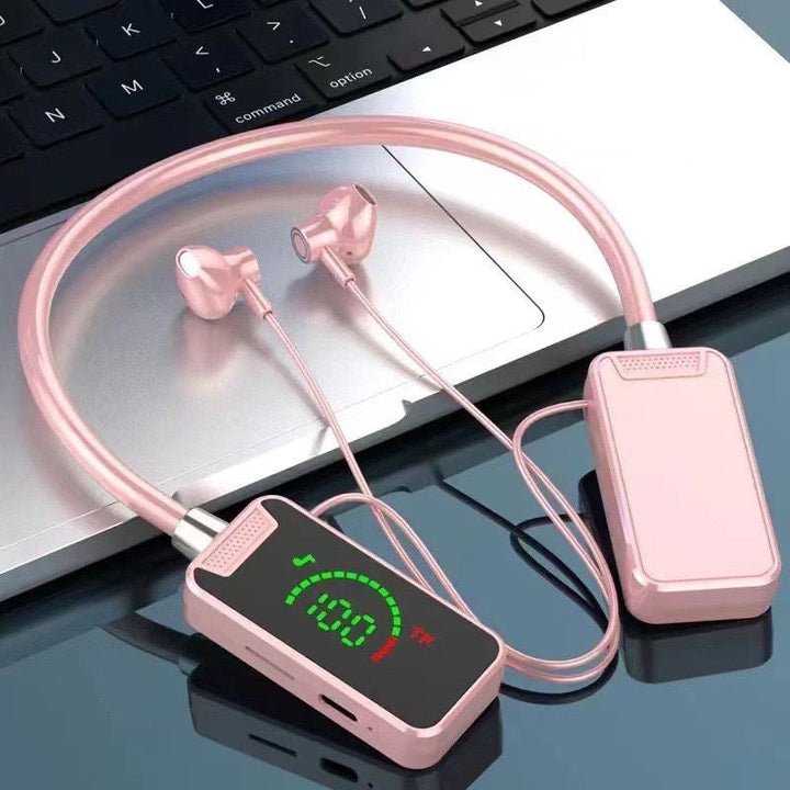 BowLift | Neckband Digital Display Bluetooth Headset